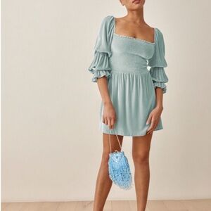 NWT Reformation Albi Velvet Dress XS